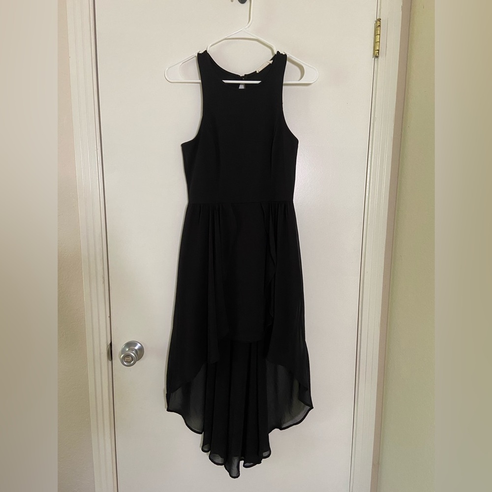 Black High-Low Dress